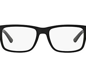 Armani Exchange Men's Square Prescription Eyewear Frames for Men Office Use Comfort and Fashion Square Design 52-18-140