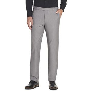Men's Van Heusen Flex Flat Front Straight Fit Pant for Comfort and Style | Van Heusen Men's Flex Flat Front Straight