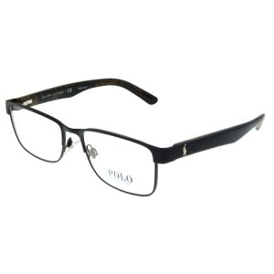 POLO RALPH LAUREN Men's Ph1157 Rectangular Prescription Eyewear Frames for Fashionable Gentlemen in Office Setting Styli