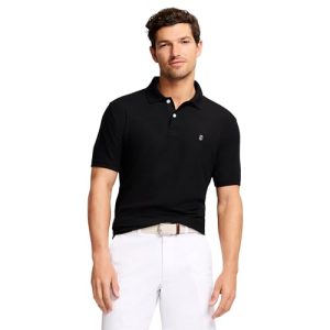 Home IZOD Men's Performance Short Sleeve Polo Shirt for Outdoor Activities Breathable Stretch Fabric Wide Range of Sizes