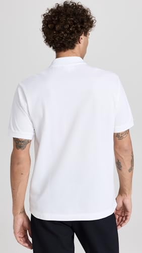 31nwxetagbl.jpg Lacoste Men's Short Sleeved Ribbed Collar Shirt for Casual Chic Style | Lacoste Men's Short Sleeved Ribbed Collar Sh