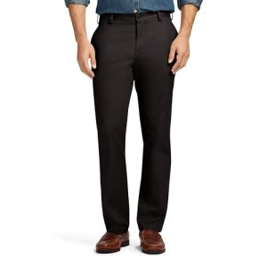 IZOD Men's Slim Fit Chino Pants for Business Casual Wear