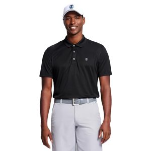 IZOD Men's Performance Golf Grid Polo + Fast Drying + Moisture Wicking + Casual Wear