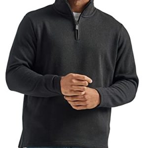 Home Wrangler Authentics Men's Long Sleeve Fleece Quarter-Zip Sweatshirt for Outdoor Adventures | Wrangler Authentics Men
