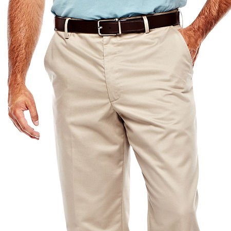 41dl9ge2hnl 1.jpg IZOD Men's Big and Tall Flat Front Extended Twill Pant + Comfortable + Stylish + Durable