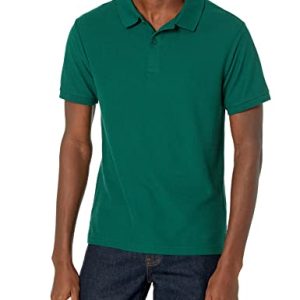 IZOD Uniform Men's Short Sleeve Pique Polo for Office Professional Lords