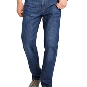 IZOD Men's Classic Denim Jeans - Regular Fit, Straight Fit, Relaxed Fit | Dress Up Any Outfit | Comfortable and Stylish