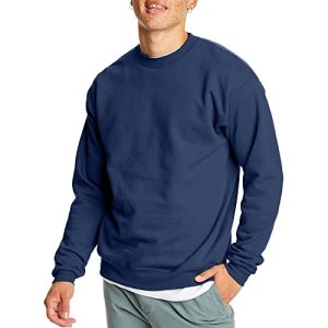 Home Hanes Men's EcoSmart Fleece Pullover Crewneck Sweatshirt - Sustainable 1 or 2 Pack