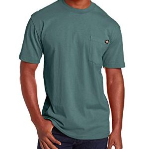 Dickies Men's Heavyweight Crew Neck Short Sleeve Tee + Size + Color + Comfortable Unisex Tee for Casual Wear + Breathabl