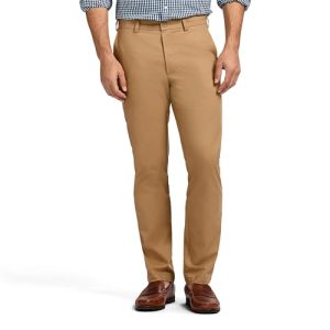 IZOD Men's Comfortable Chino Pants for Casual Everyday Wear