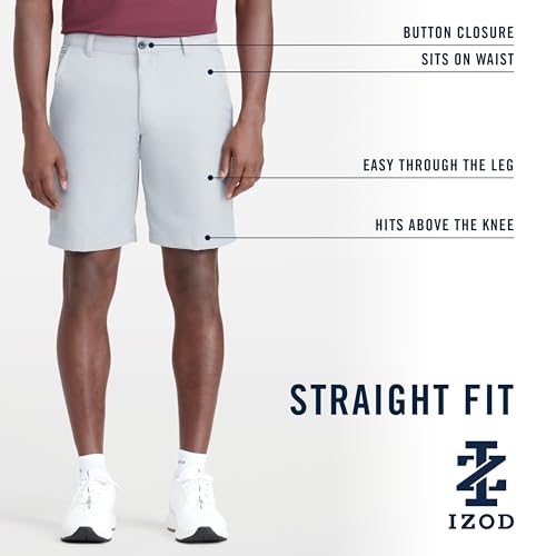 41nxe1djdyl.jpg IZOD Men’s Classic Fit Golf Short 9.5" Micro Poly Comfort and Durability GolfERS