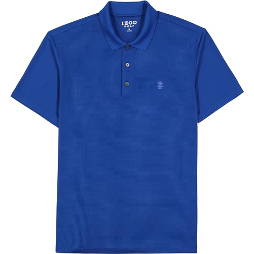 41rqghfkx2l.jpg IZOD Men's Performance Golf Polo Shirt with Moisture-Wicking Technology for Men on the Green LSR 100.doubleknit 2-Pack