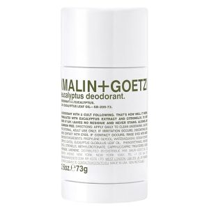 Malin + Goetz Scented Deodorant - Men & Women's Stick, Natural Fragrance & Color, Aluminum Free