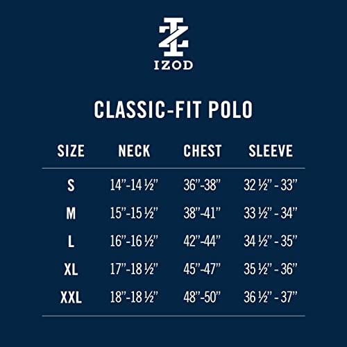 41xp6cblj0l 2.jpg IZOD Men's Comfortable Performance Short Sleeve Polo Shirt for Active Men in Warm Weather