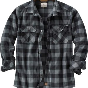 Home Legendary Whitetails Men's Navigator Fleece Button Up Shirt for Outdoor Activities Warm and Comfortable Fit Large to XL