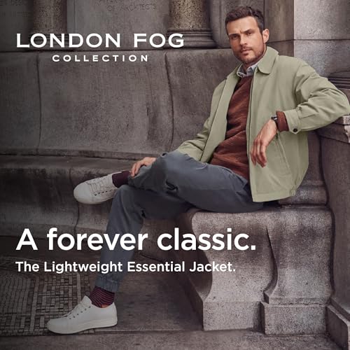 513oxep4pcl.jpg LONDON FOG Men's Auburn Zip-Front Golf Jacket for Golf Enthusiasts | LONDON FOG Men's Auburn Zip-Front Golf Jacket -