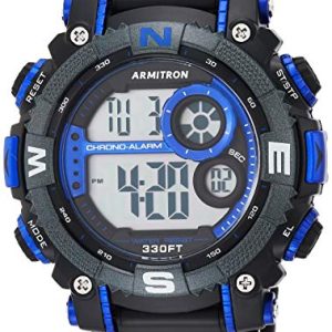 Armitron Sport Men's Digital Chronograph Watch - Durable Resin Strap for Outdoor Enthusiasts | Armitron Sport Men's