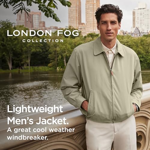 51piy8obu7l.jpg LONDON FOG Men's Auburn Zip-Front Golf Jacket for Golf Enthusiasts | LONDON FOG Men's Auburn Zip-Front Golf Jacket -