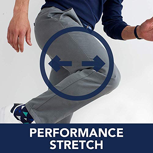 51jfjgffltl.jpg IZOD Men's Slim Fit Advantage Performance Stretch Flat Front Chino Pant - Comfortable and Stylish Jeans for Active Men o