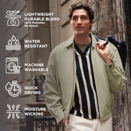 51kmh3hxsxl.jpg LONDON FOG Men's Auburn Zip-Front Golf Jacket for Golf Enthusiasts | LONDON FOG Men's Auburn Zip-Front Golf Jacket -